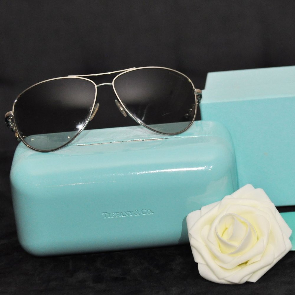 Authentic Tiffany aviator sunglasses